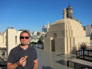 Frühstück in der Morgensonne