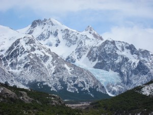 Bergwelt mit Gletscher