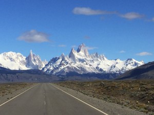 Ein letzter Blick zurück auf das Fitz Roy Massiv