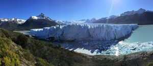 Die Gletscherzunge von der Magellan-Halbinsel aus