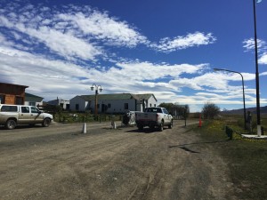 Die argentinische Grenzstation an der Ruta Provincial 7