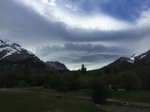 Wolkenspiele an der Cordillera del Paine