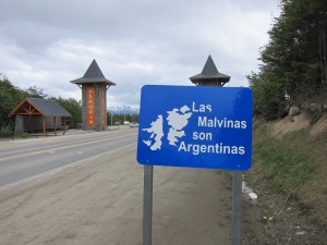 Ein großes Thema - die Falklandinseln gehören eigentlich zu Argentinien...