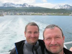 Wir und Ushuaia