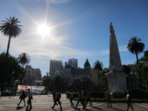 Zurück in BA, Plaza de Mayo