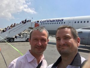 Abflug in Malta, auf nach Frankfurt