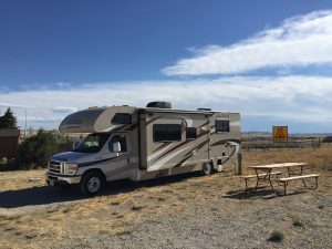 Der idyllische Campingplatz am I-80