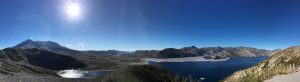 Mount St. Helens und Spirit Lake vom Windy Ridge