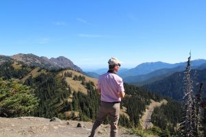 Blick Richtung Mount Rainier und Seattle