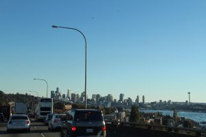 Seattle vom verstopften I-5