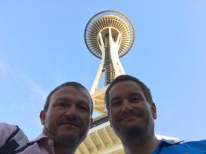 Space Needle - und wir!