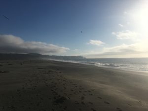 Joggingstrecke - Sand ist ganz schön anstrengend