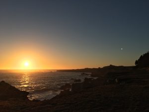 Sonnenuntergang an der South Gerstle Cove