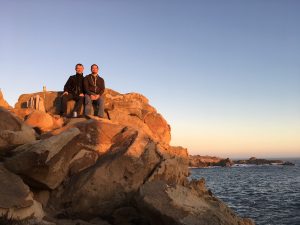 Sonnenuntergang an der South Gerstle Cove