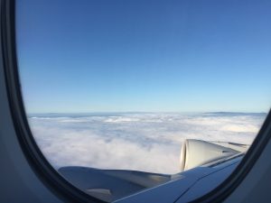 San Francisco unter Nebel und Wolken