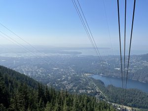 Mit der Selibahn auf den Grouse Mountain