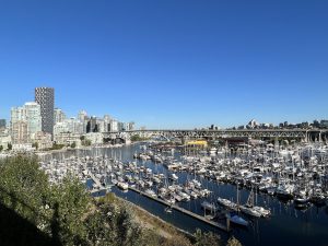 Blick von der Burrard Bridge