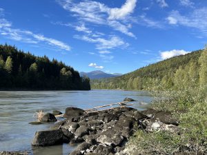 entlang am Skeena River