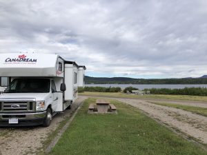 Camping am Fraser Lake