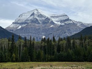 Mount Robson vom Visitor Center, heute komplett zu sehen