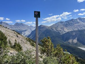 am Ende des Parker Ridge Trail