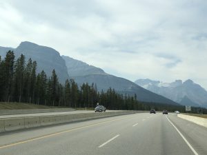 auf dem TCH Richtung Yoho NP