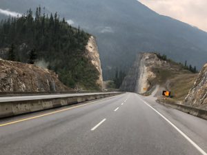 Auf dem Trans Canada Highway